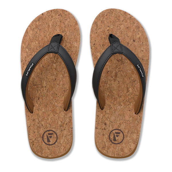 GOLDIE EARTH - WOMENS FLIP FLOPS - LATTE BROWN - Foamlife - married-to-the-sea-shop