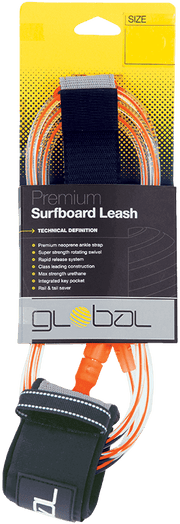 Global - Surfboard Leash 7ft - Global - Married to the Sea Surf Shop