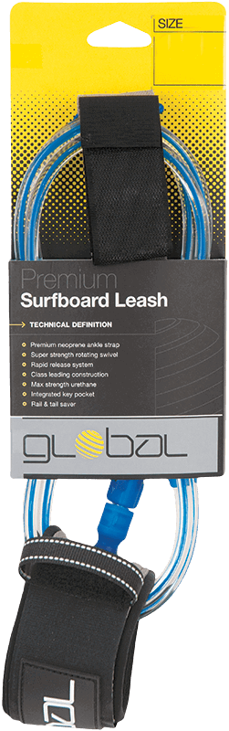 Global - Surfboard Leash 7ft - Global - Married to the Sea Surf Shop