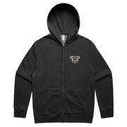 The G.O.A.T Zip Hood - Faded Black | Married to the Sea