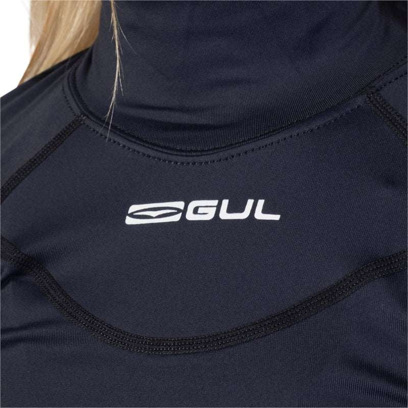 Gul - UV Protection Womens Long Sleeve Rash Vest | Black - Gul - married-to-the-sea-shop