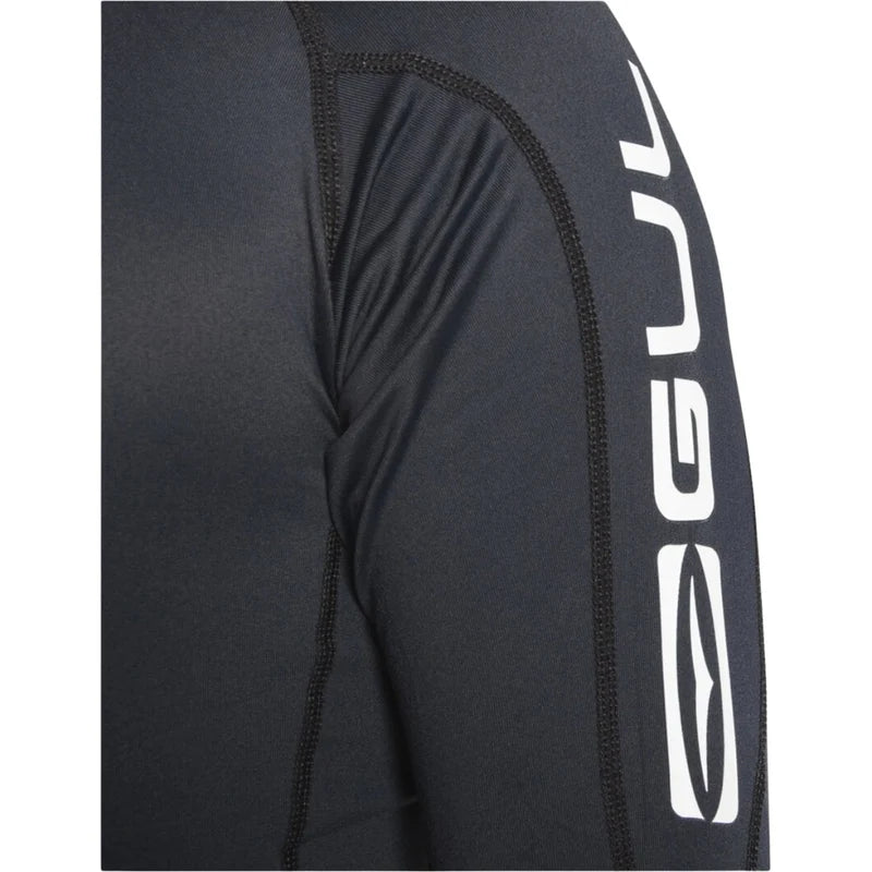 Gul - UV Protection Womens Long Sleeve Rash Vest | Black
