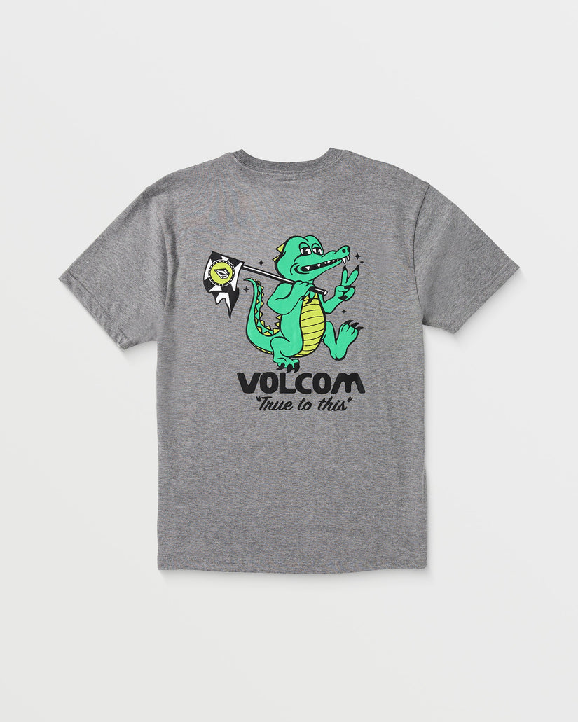 Volcom - Gatornation Kids T-Shirt | Grey Heather