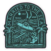 Headstand Sticker - Married to the Sea Surf Shop - Married to the Sea Surf Shop