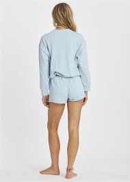 Sisstr - Venice Long Sleeve Crew | Blue Mist