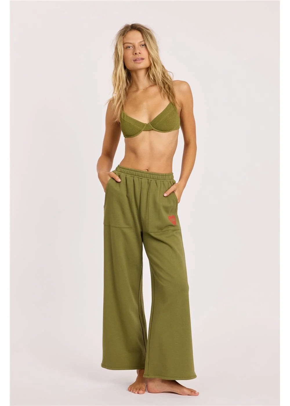 Sisstr - By The Shore Knit Pant | Seaweed