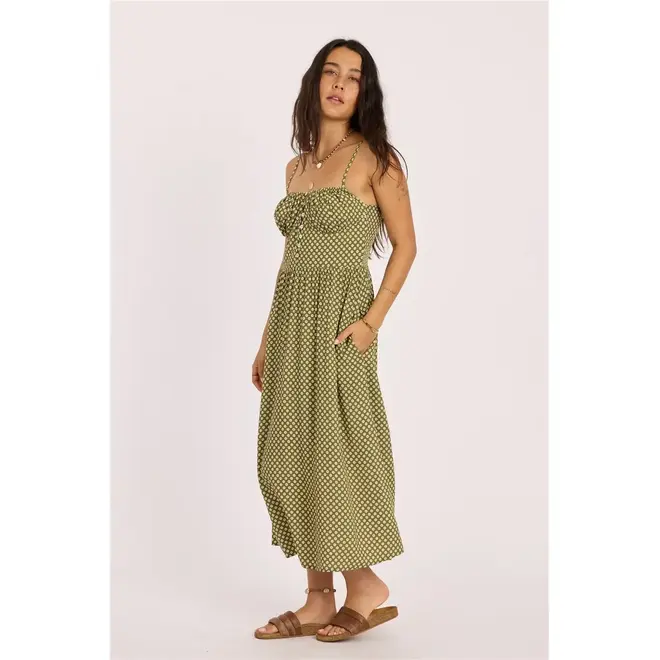 Sisstr - Good Times Woven Dress | Seaweed