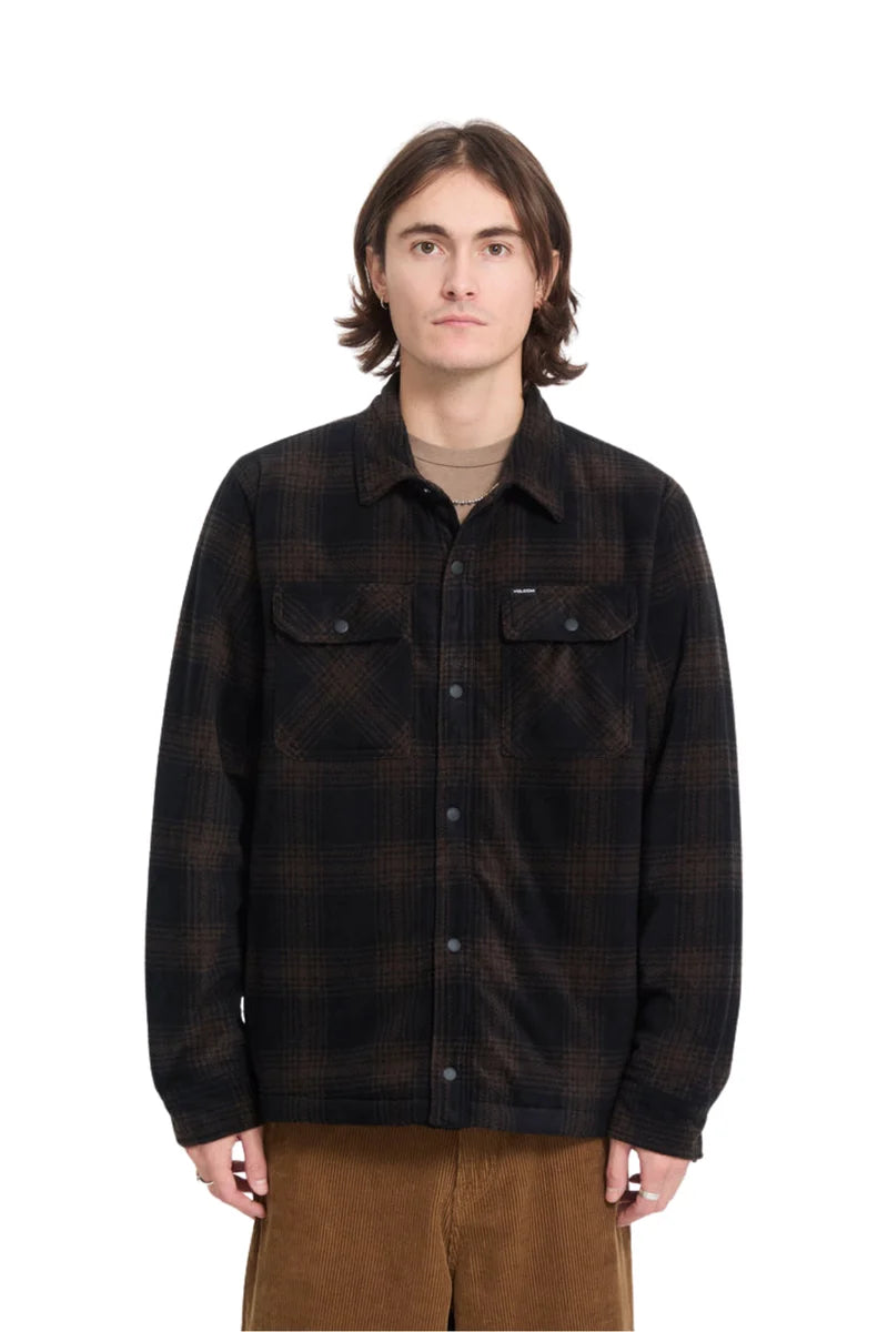 Volcom - Bowered II Fleece Shirt | Cacao