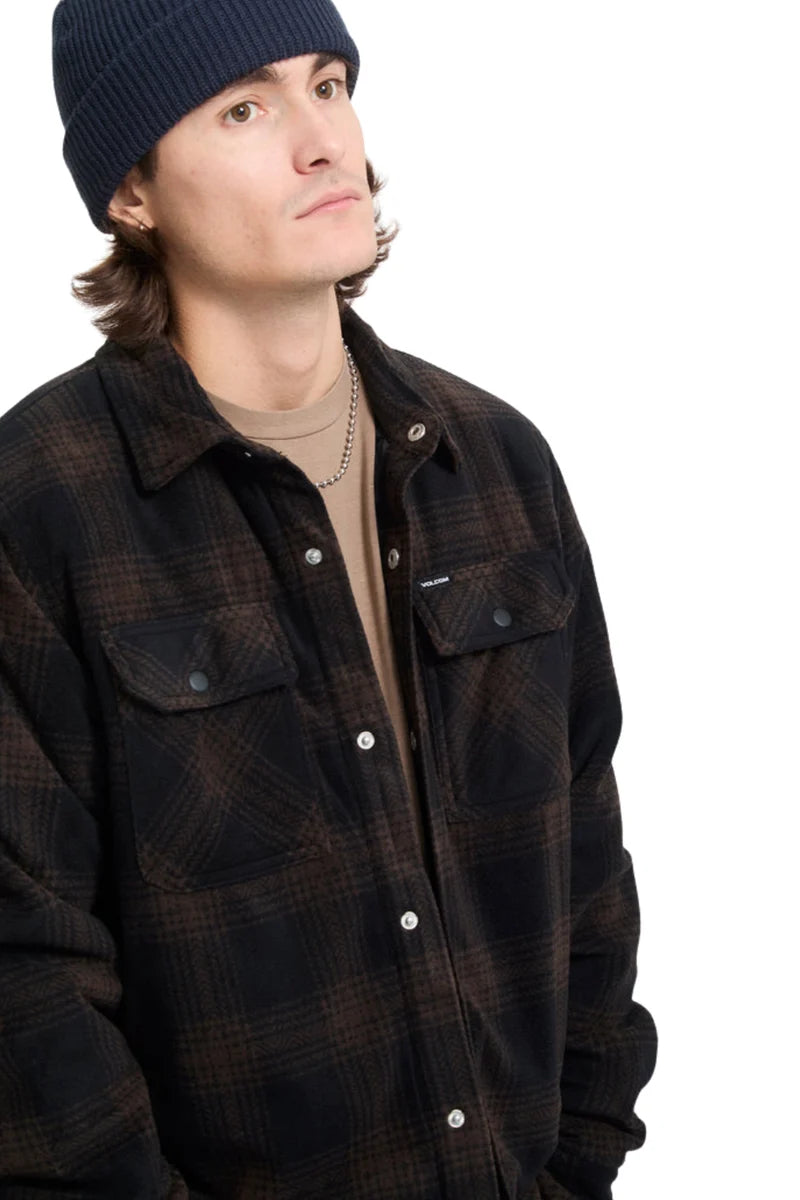 Volcom - Bowered II Fleece Shirt | Cacao