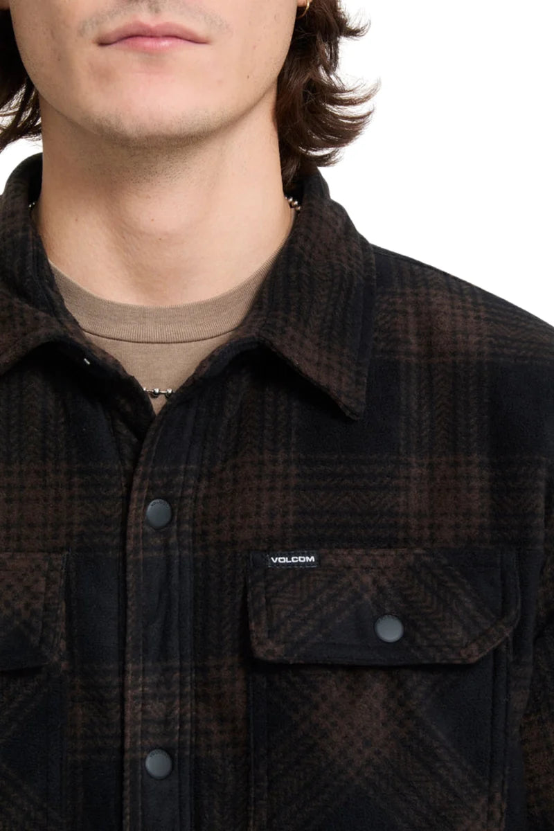 Volcom - Bowered II Fleece Shirt | Cacao