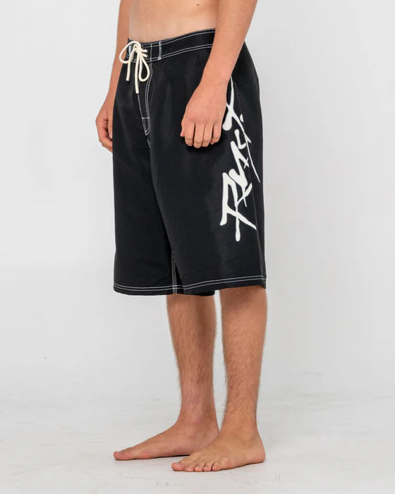 Rusty - Hoodus Fixed Waist Boardshort | Black