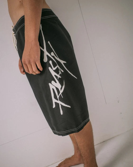 Rusty - Hoodus Fixed Waist Boardshort | Black