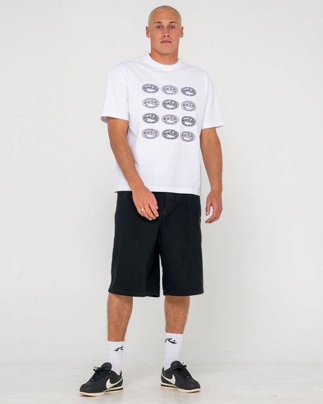 Rusty- Heat Check Short Sleeve Tee | White
