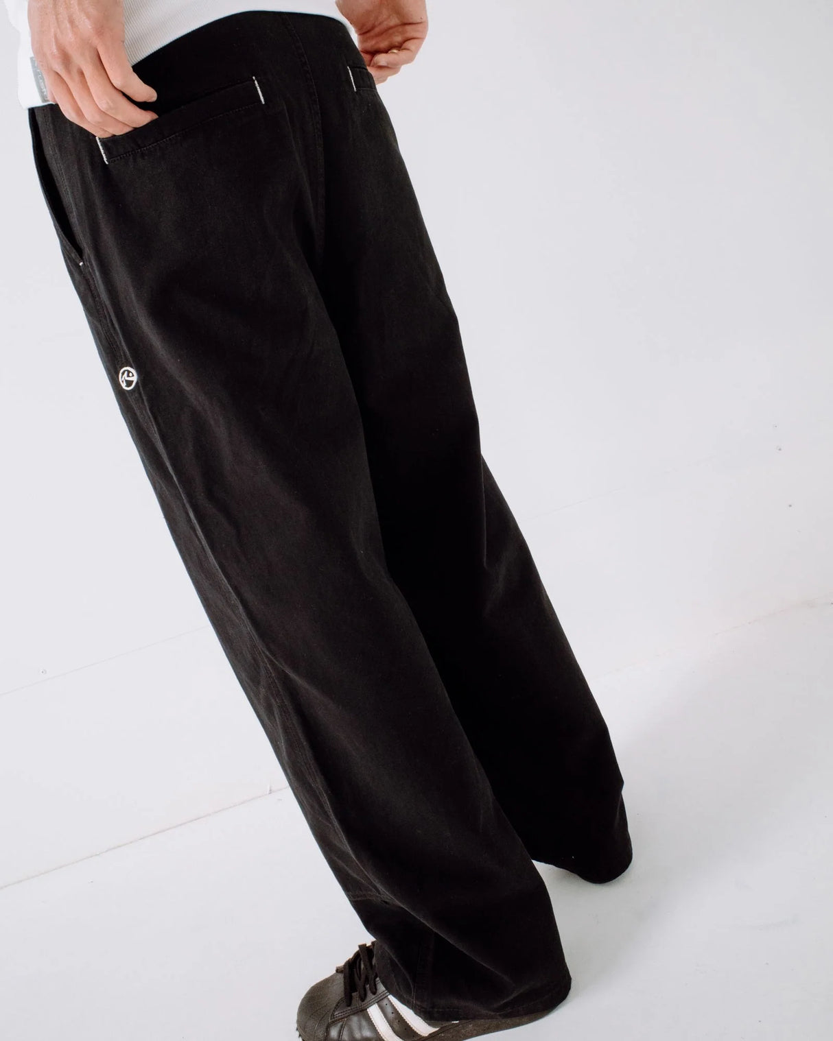 Rusty- Shindawg Pleated Baggy Pant | Black