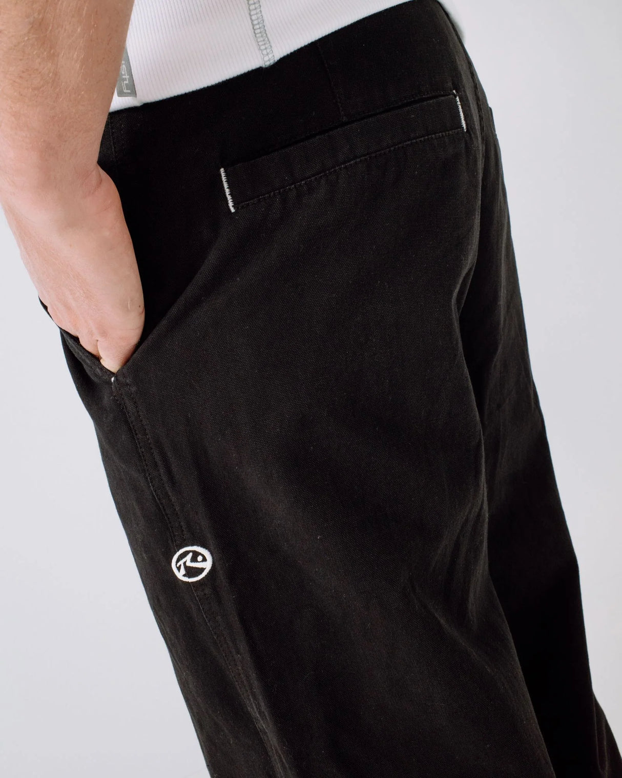 Rusty- Shindawg Pleated Baggy Pant | Black