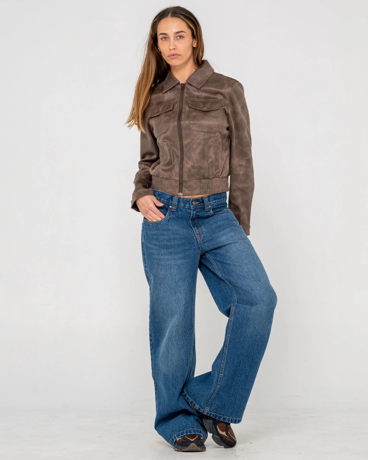 Rusty - Ally-Way Fitted Jacket | Ash Brown
