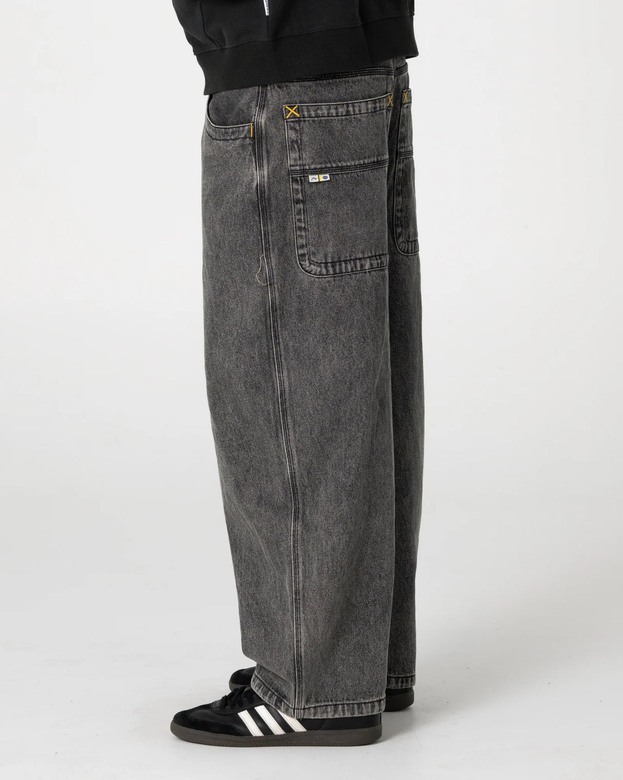 Rusty- Boneyard Cacoon Jean | Washed Black