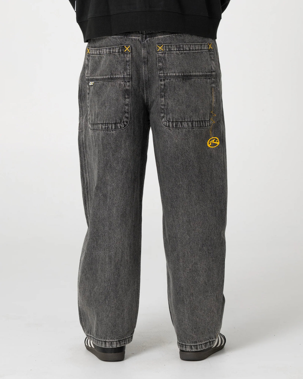 Rusty- Boneyard Cacoon Jean | Washed Black