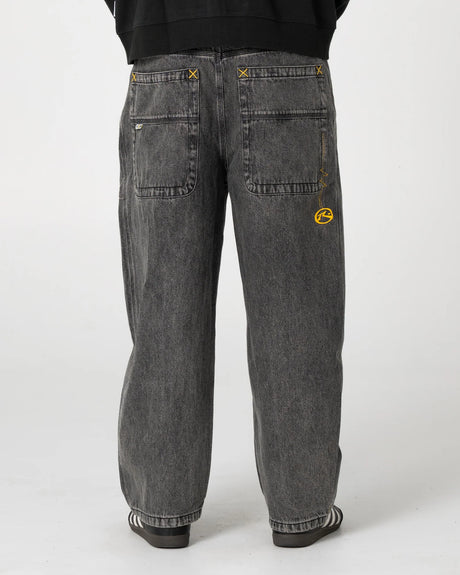 Rusty- Boneyard Cacoon Jean | Washed Black
