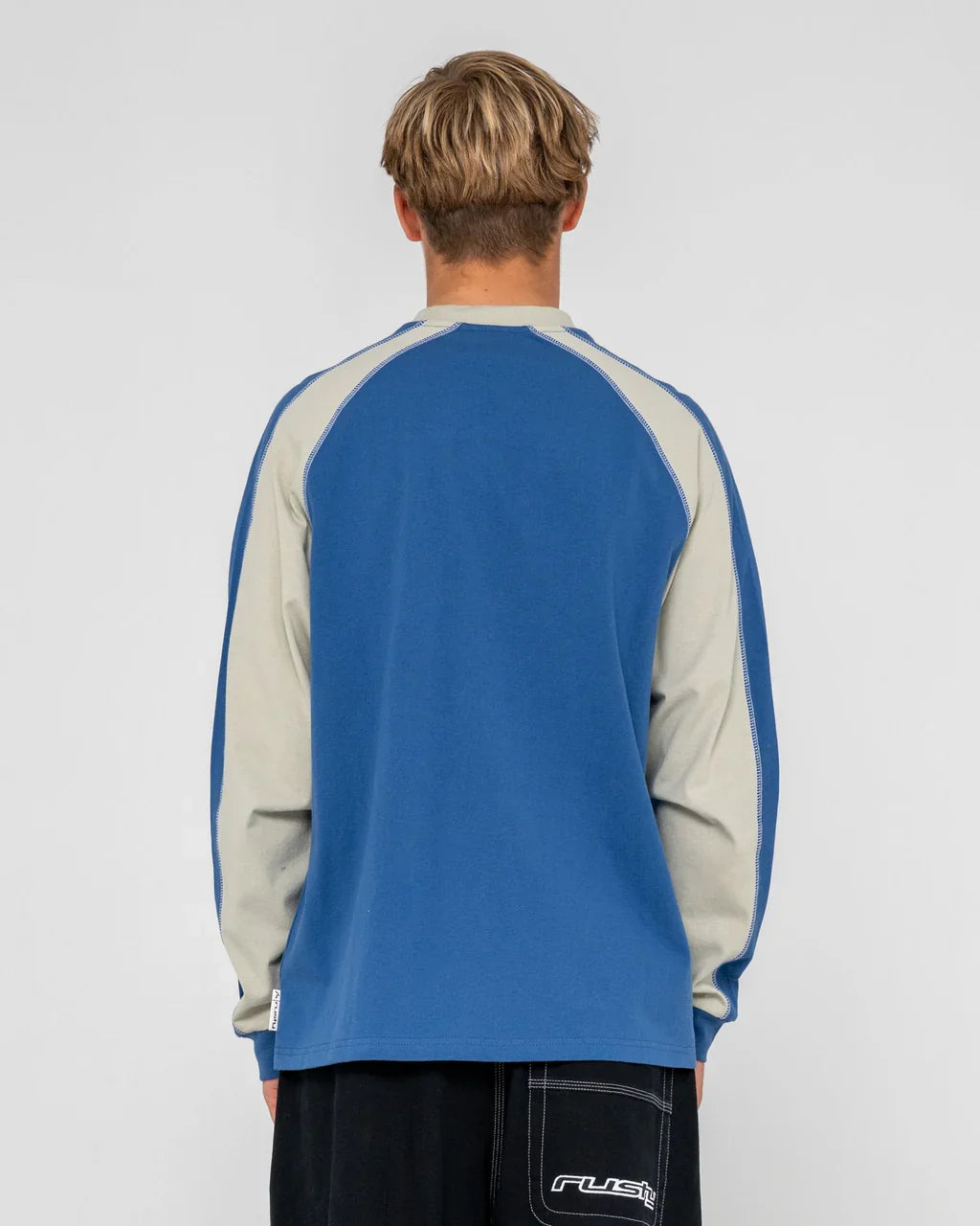 Rusty - Fade-R Long Sleeve Tee | Atlantic Blue
