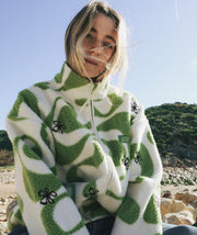 Oxbow - Warpy Fleece Jacket | Green Juice