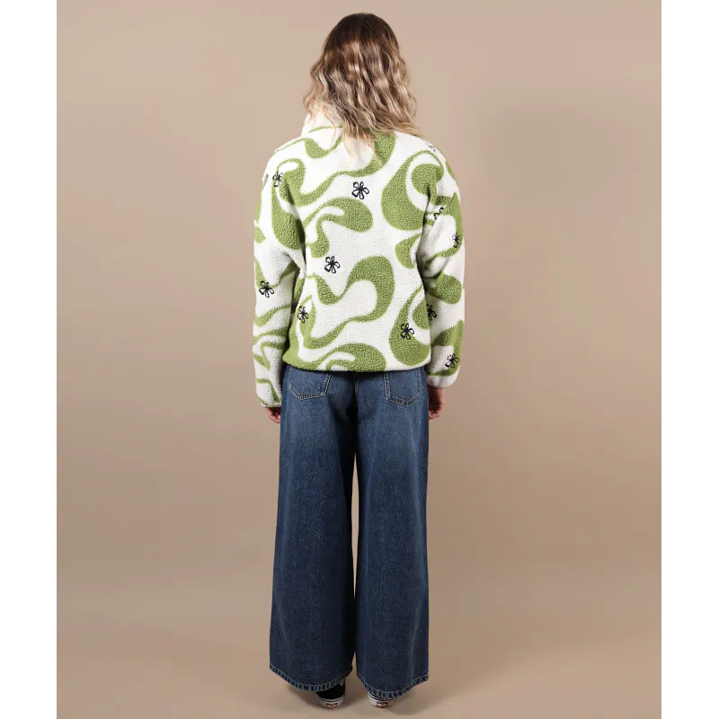 Oxbow - Warpy Fleece Jacket | Green Juice