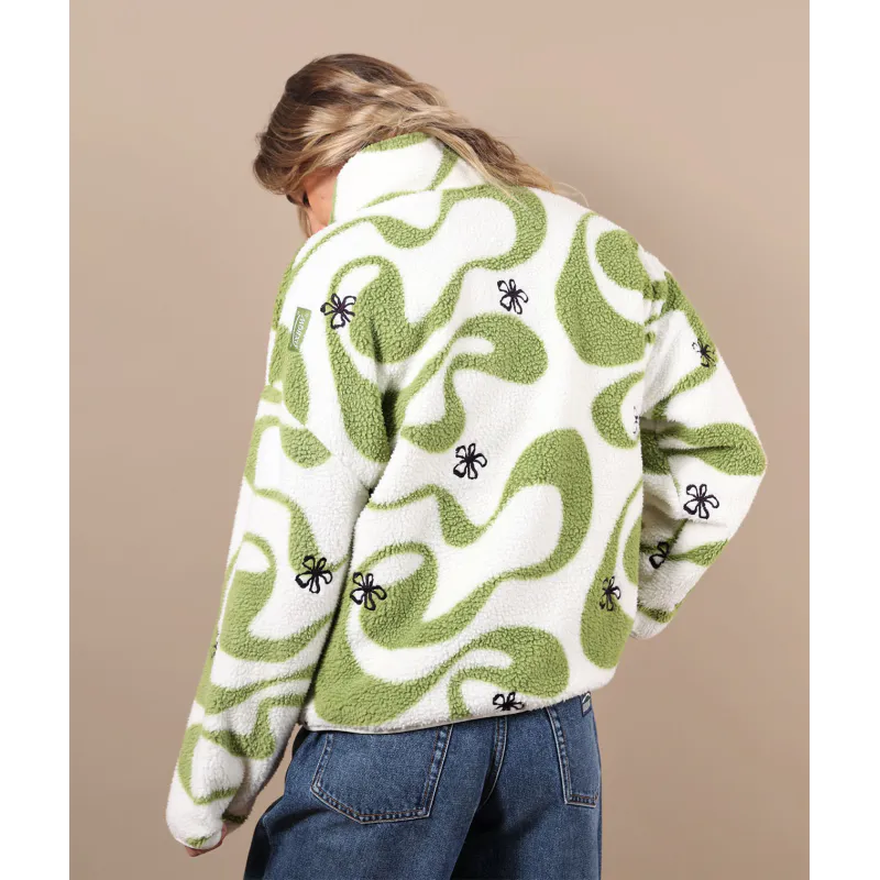 Oxbow - Warpy Fleece Jacket | Green Juice