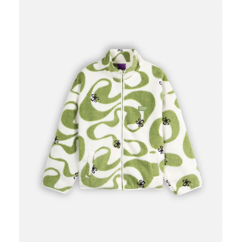Oxbow - Warpy Fleece Jacket | Green Juice