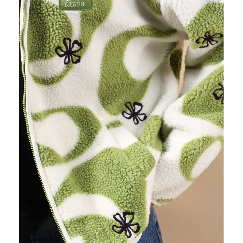 Oxbow - Warpy Fleece Jacket | Green Juice
