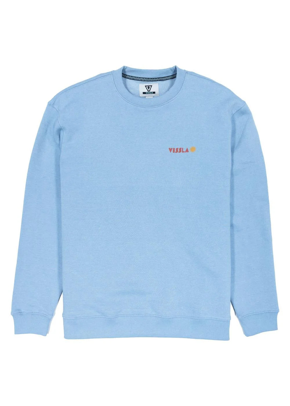 Vissla - Coastal Life Eco Fleece Crewneck | Faded Denim