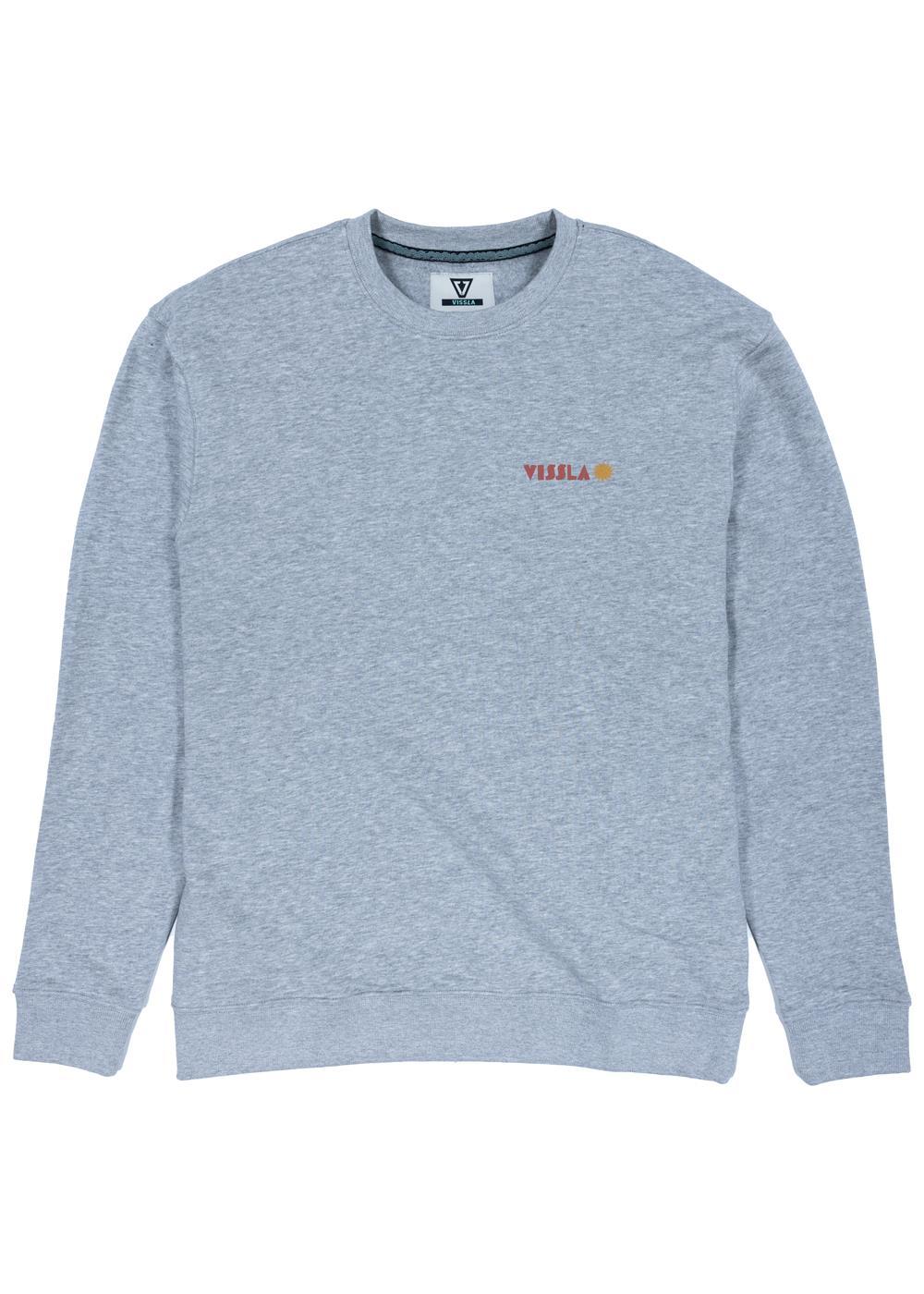 Vissla - Coastal Life Eco Fleece Crewneck | Steel