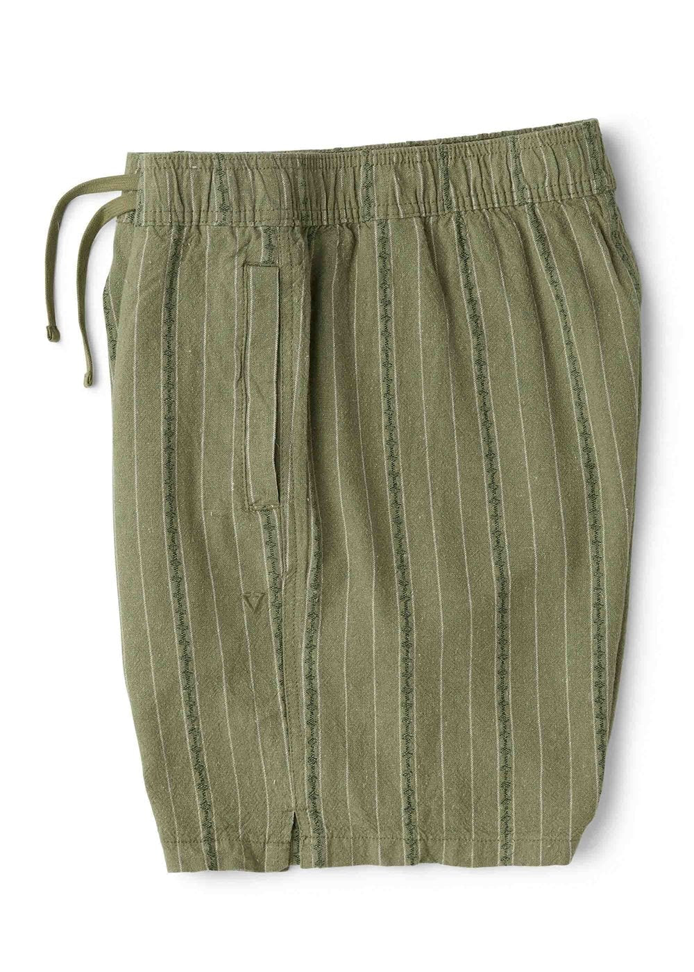 Vissla - Grad Stripe 17” Elastic Linen Walkshort | Sage