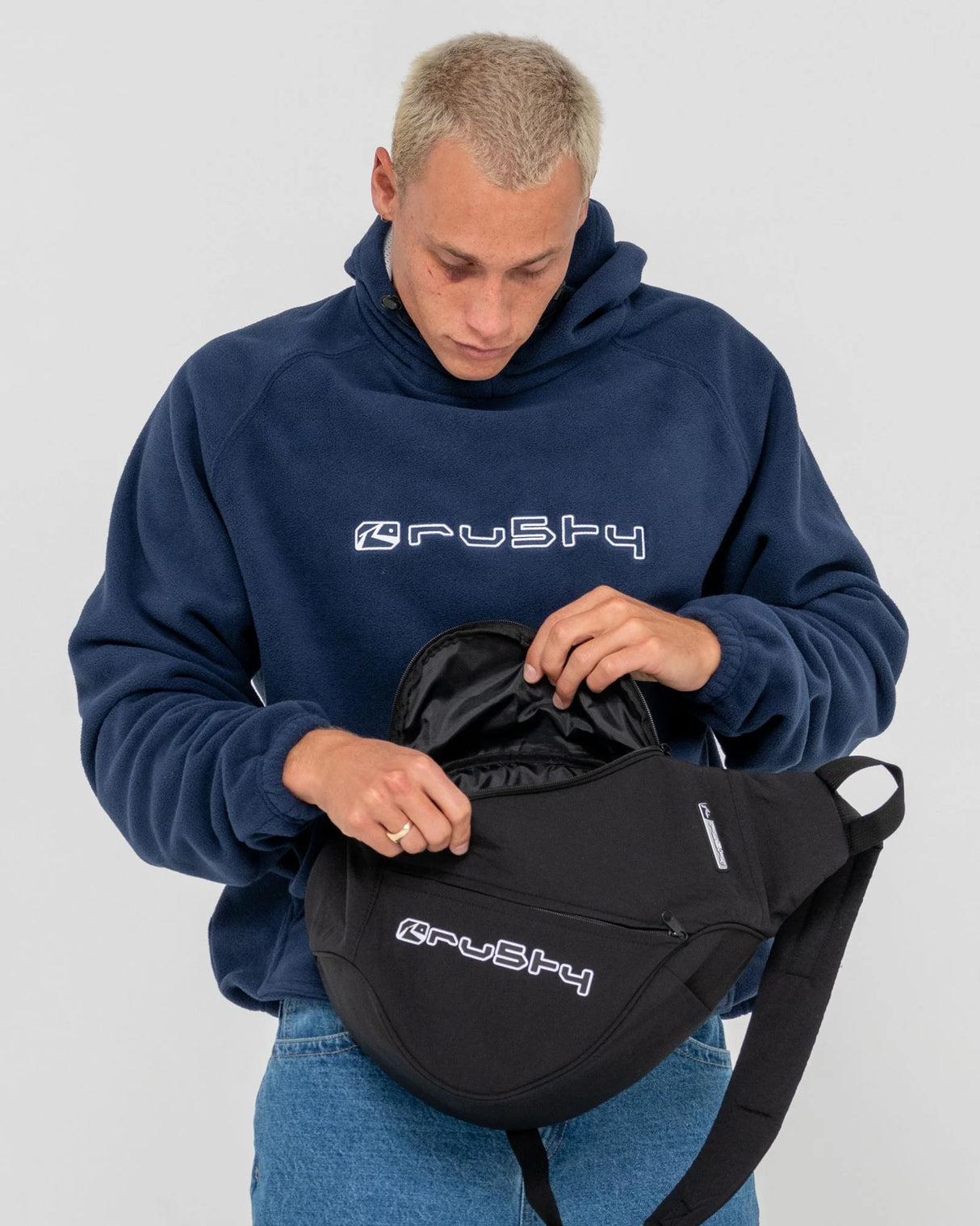 Rusty- Nanobot Sling Bag | Black