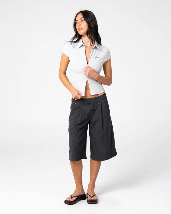 Rusty - Siren Short Sleeve Shirt | Ultimate Grey