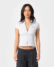 Rusty - Siren Short Sleeve Shirt | Ultimate Grey