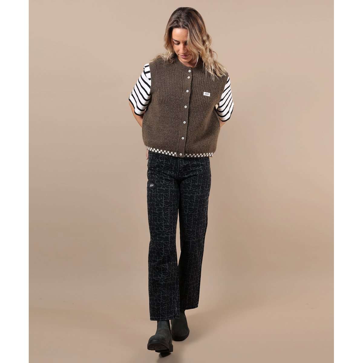 Oxbow - Horizon Cardigan | Pebble