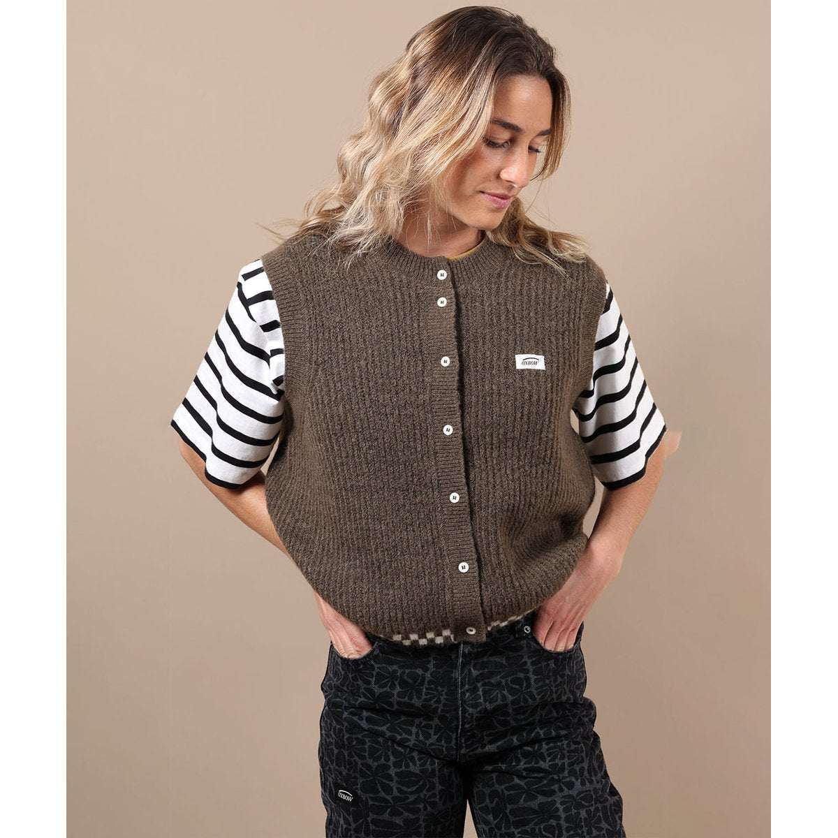 Oxbow - Horizon Cardigan | Pebble