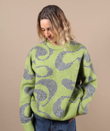 Oxbow - Warpy Sweater | Green Juice