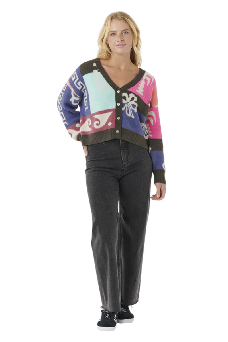 Rip Curl - Keepsakes Jacquard Cardi | Pink/Multico