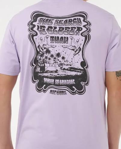 Rip Curl - Surf Trip Tee | Iced Lavender