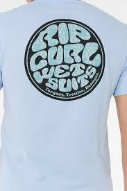 Rip Curl - Wettie Passage Icons Tee | Blue Wind