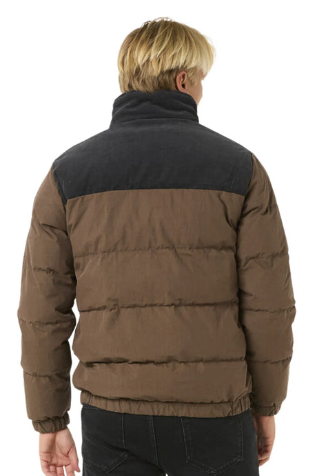 Rip Curl - Fade Out Cord Puffer Jacket | Chocolate