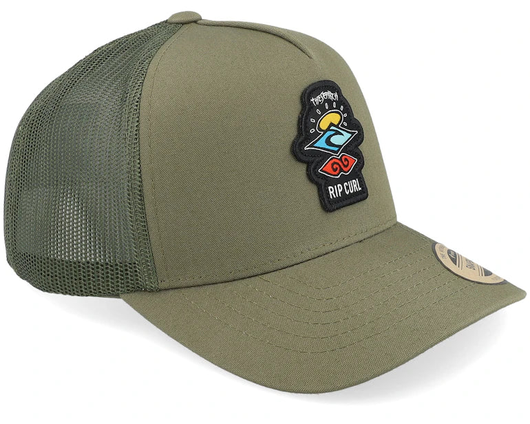 Rip Curl - Kids Search Icon Trucker Hat | Olive