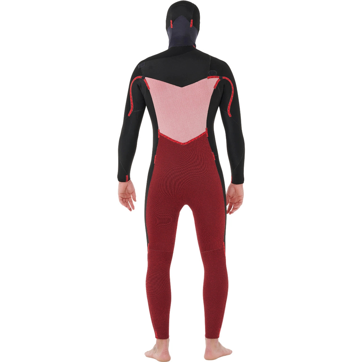 Rip Curl - Dawn Patrol 5/4 Chest Zip Hooded Wetsuit | Black