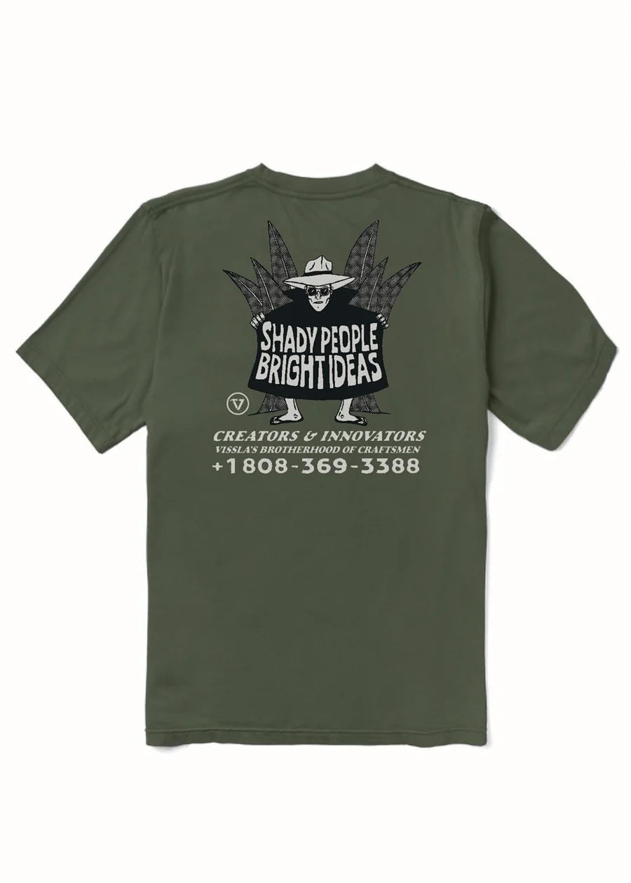 Vissla - Shady Shapers Premium Organic Pocket Tee | Surplus