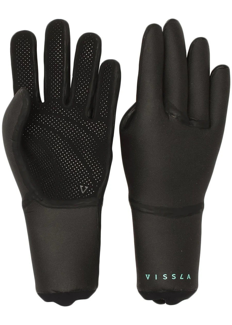 Vissla - 7 Seas 3mm Wetsuit Gloves | Black