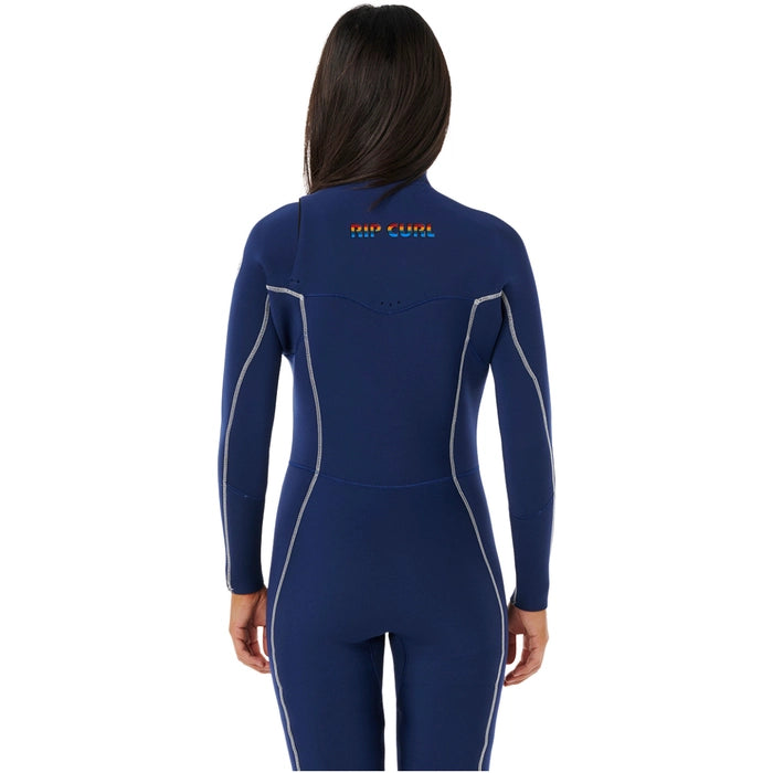 Rip Curl Women’s- Dawn Patrol Pro 4/3 Chest Zip Wetsuit | Navy