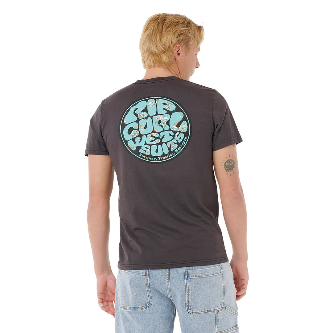 Rip Curl - Wettie Passage Icons Tee | Phantom