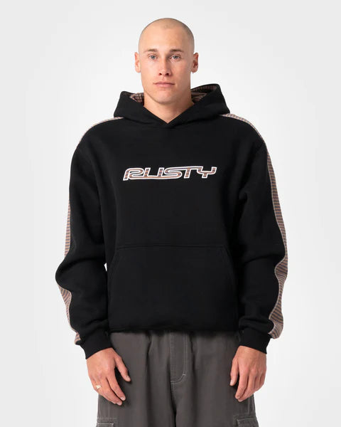 Rusty - Lay Low Hooded Fleece | Black