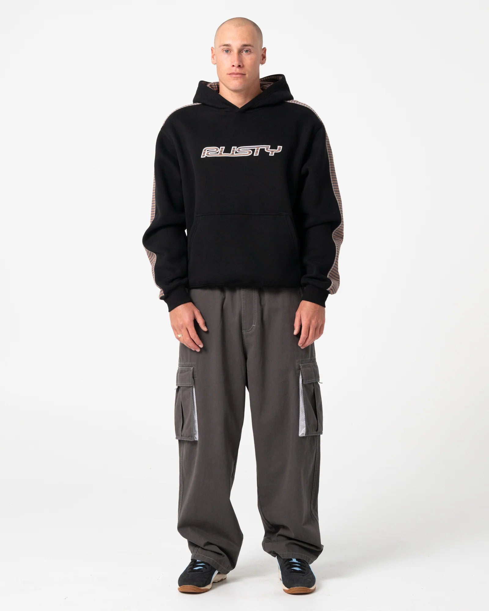 Rusty - Lay Low Hooded Fleece | Black